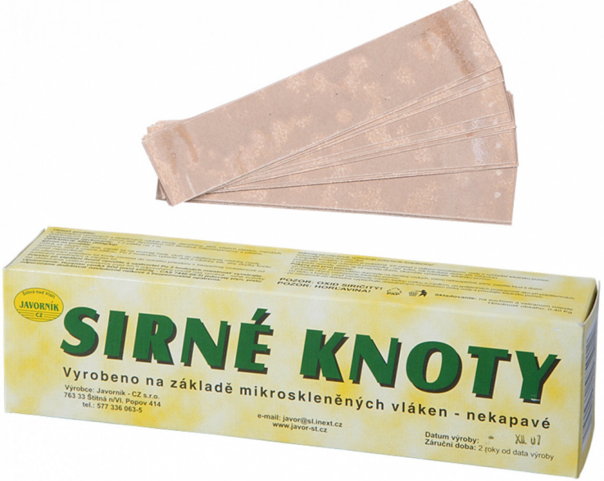 Sírne knôty 200g