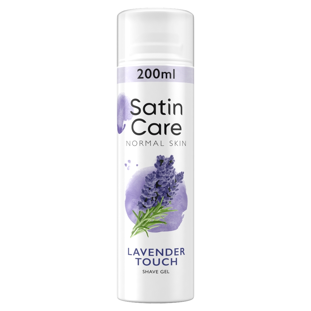 Procter & Gamble GILLETTE Satin care Gél na holenie 200ML Levanduľa