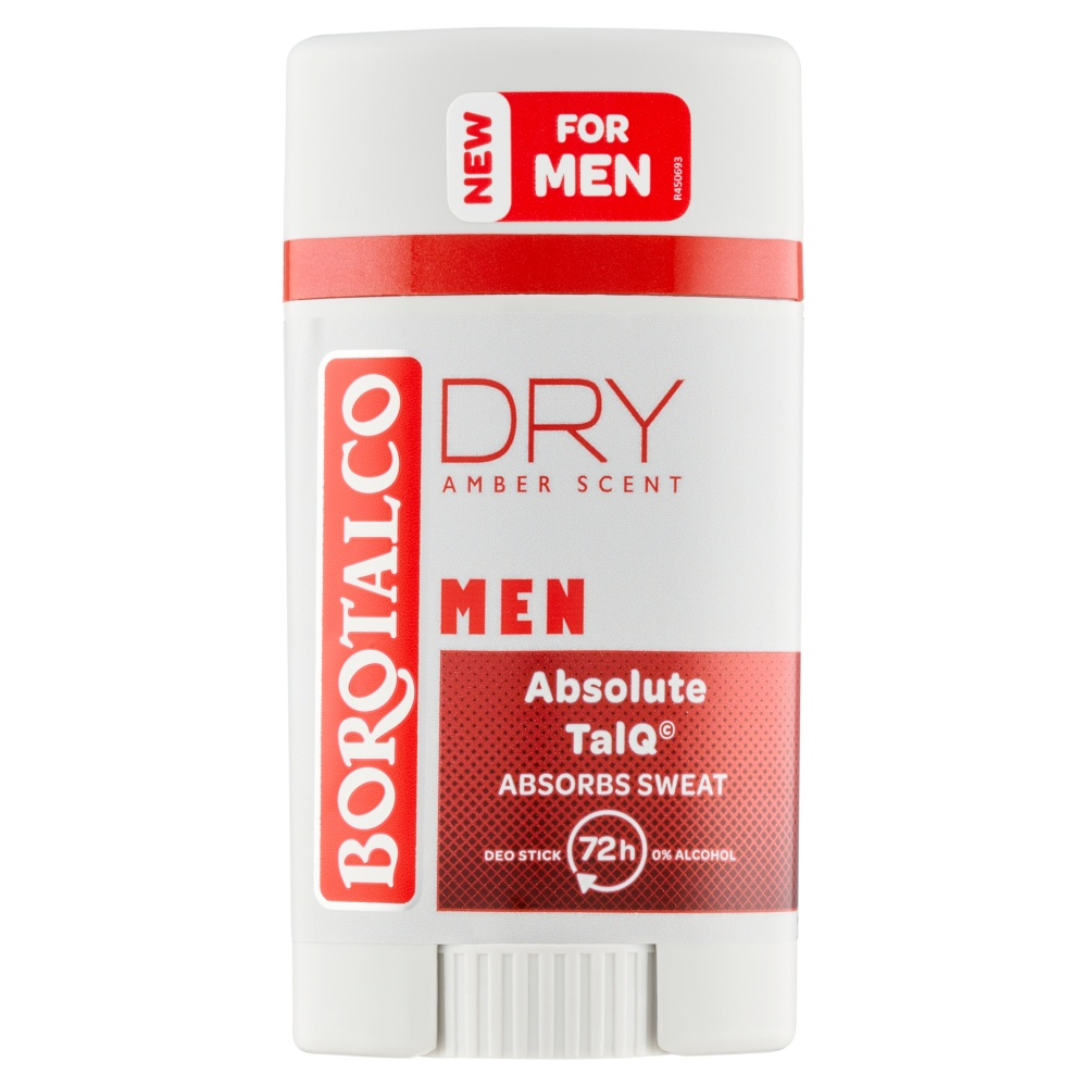 Borotalco Men Dry Amber Scent deostick 40 ml
