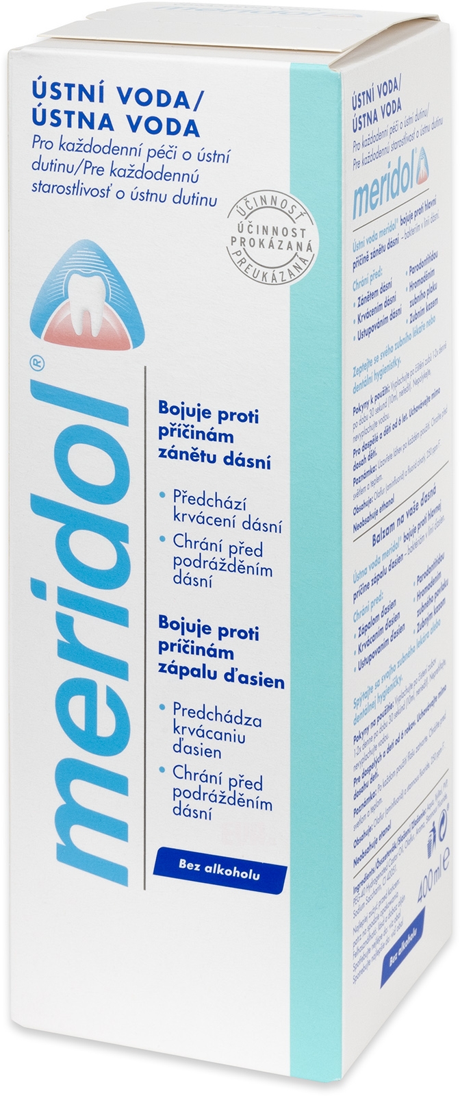 Meridol ústna voda bez alkoholu 400 ml