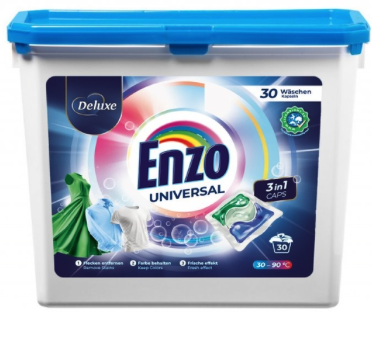 Deluxe Enzo 3in1 Caps kapsule na pranie 30 ks univerzál
