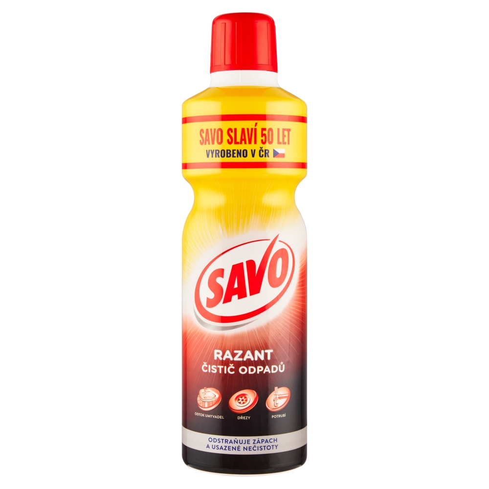 RB (Hygiene Home) Czech Republic Savo Razant gélový čistič odpadov 1,2 l