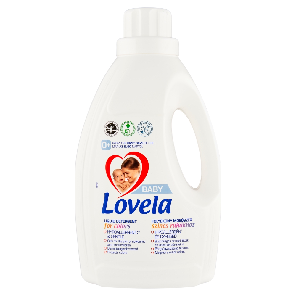 Lovela Baby tekutý prací prípravok na farebnú bielizeň 1,45 l 16 PD