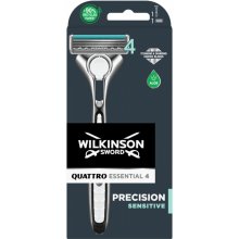 HOLIACÍ STROJČEK WILKINSON SWORD QUATTRO TITANIUM SENSITIVE + 1 KS HLAVICA