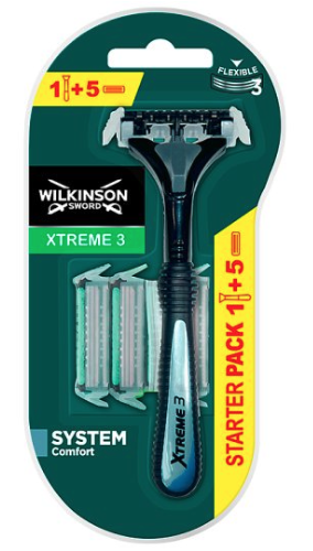 Wilkinson Sword Xtreme 3 Hybrid + 5 ks hlavíc