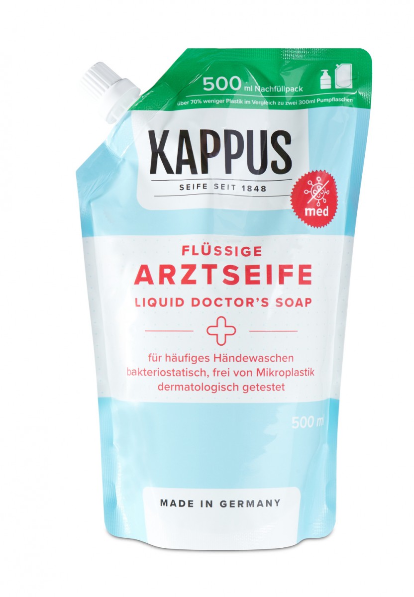 Kappus tekuté lekárske mydlo náplň 500 ml