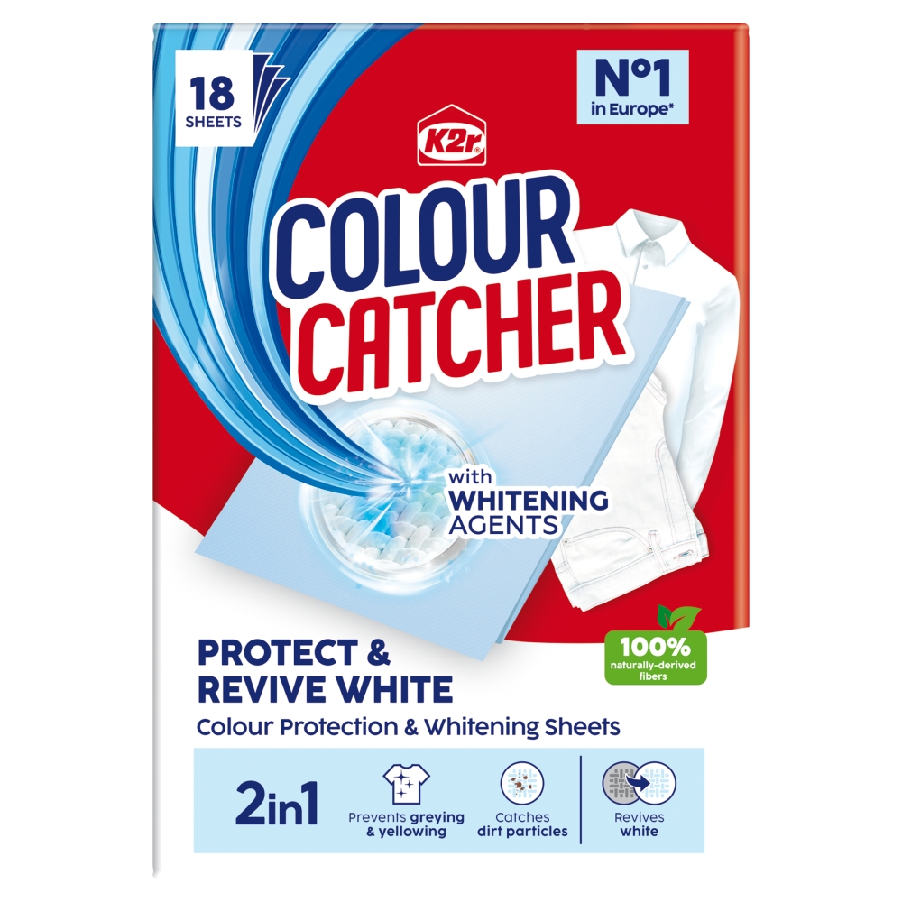 Henkel K2R Obrúsky proti zafarbeniu a pre obnovu bielej farby Colour Catcher 18 ks
