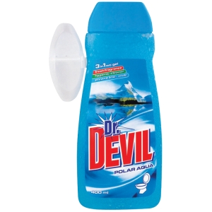 TOMIL Dr. Devil WC gél + košíček Polar Aqua 400 ml