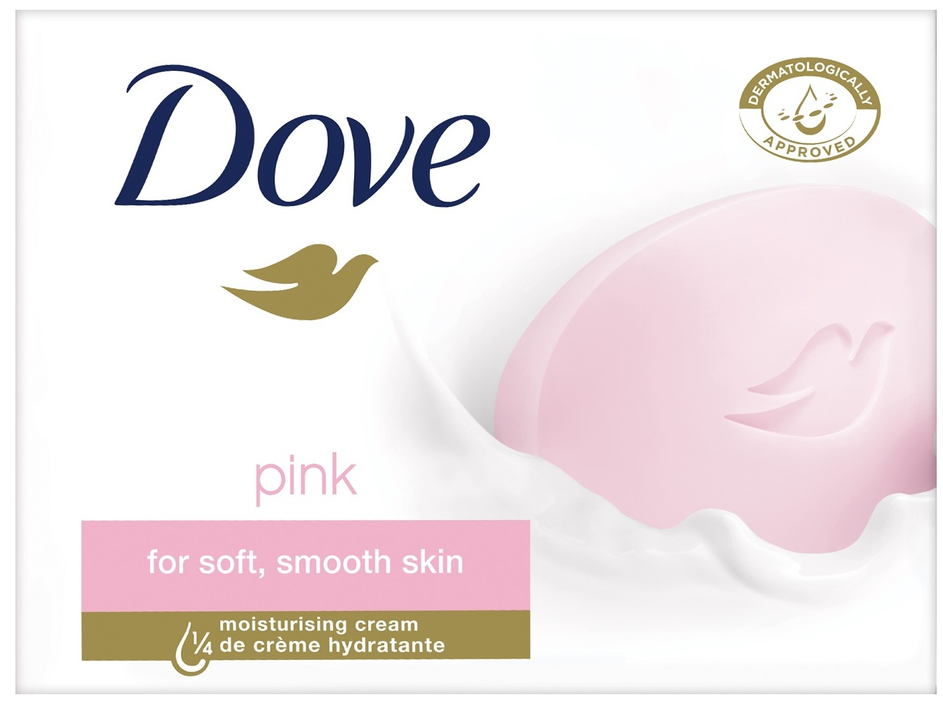 Unilever Dove tuhé mydlo 90g pink