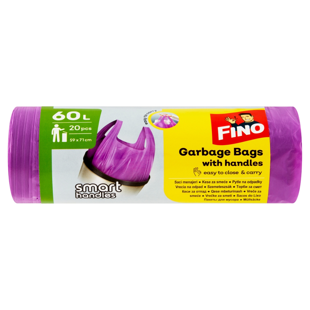 Gr.Sarantis s.a. Francie Fino vrecká do koša 60l 20ks