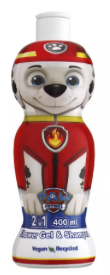 RB (Hygiene Home) Czech Republic Kids: Paw Patrol Marsall detský sprchový gél a šampón 2 v 1 pre deti 400 ml