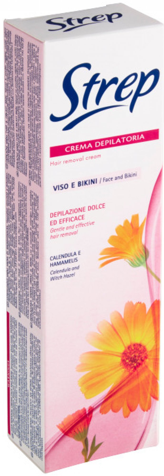 Strap depilačný krém tvár a bikini s nechtíkom 75 ml