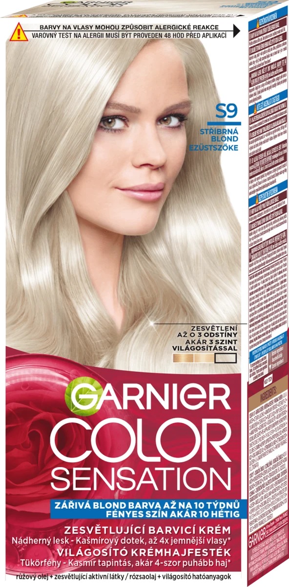 Garnier Color Sensation S9 Strieborná blond