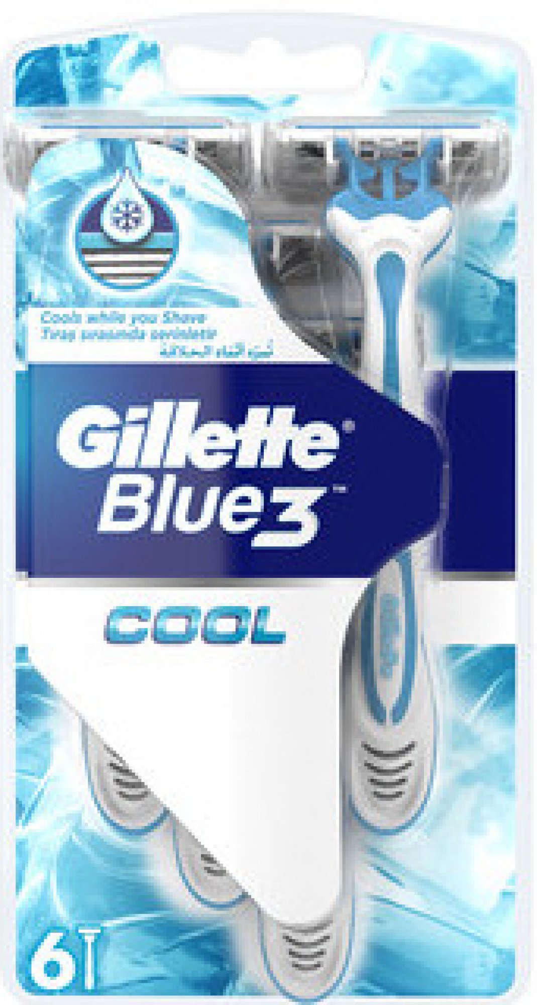Procter & Gamble GILLETTE BLUE3 COOL HOLITKA 6ks+2ks