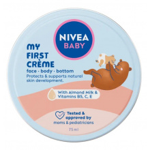NIVEA Baby krém 75ml na tvár, telo cestovné balenie