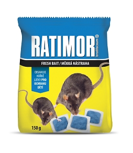 Unichem Ratimor Brodifacoum mäkká návnada v sáčku 150 g