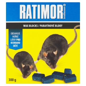 Unichem Ratimor Brodifacoum Parafínové bloky 300 g