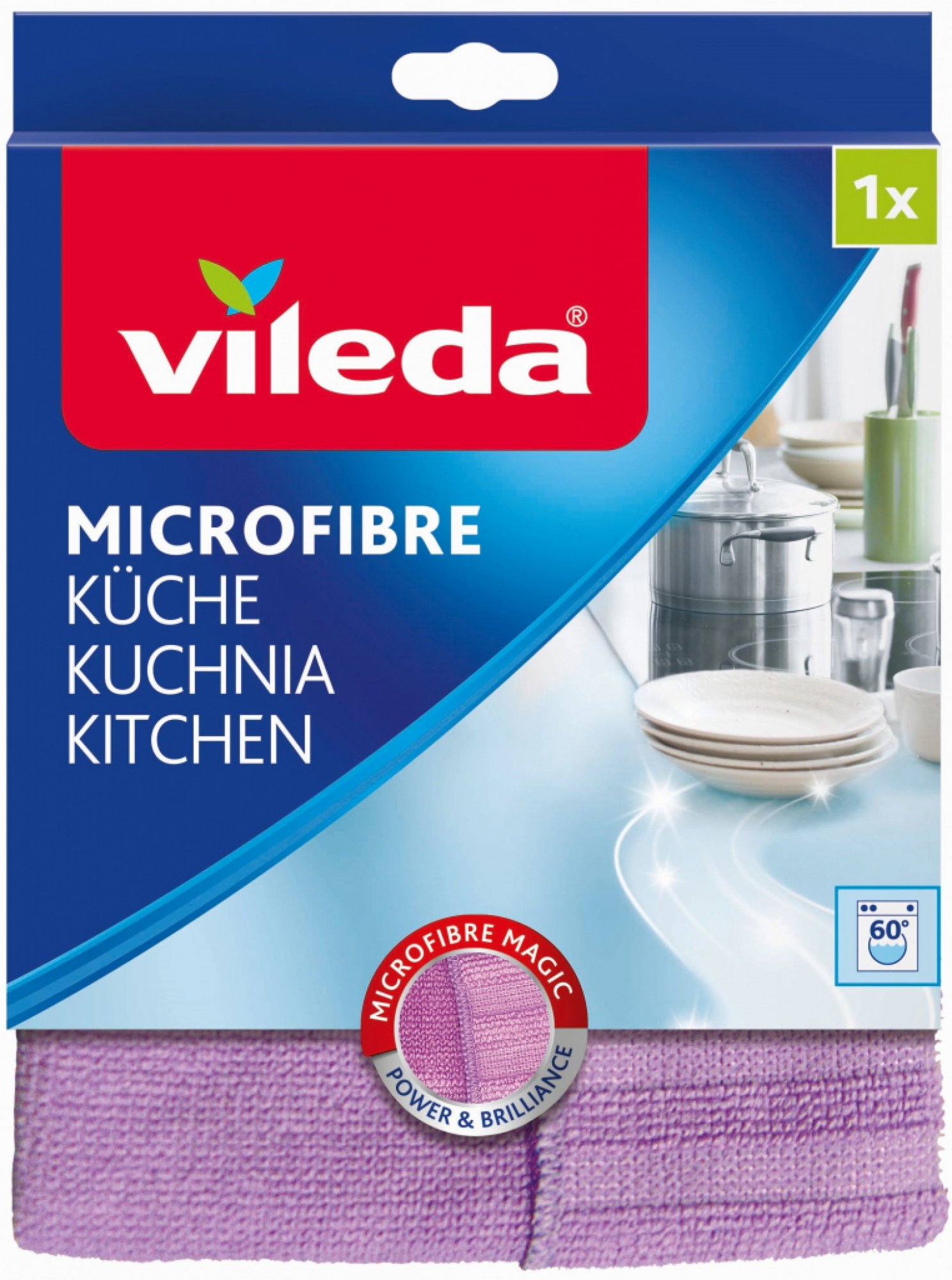 Vileda mikrohandrička do kuchyne 32 x 32 cm 141260 1 ks