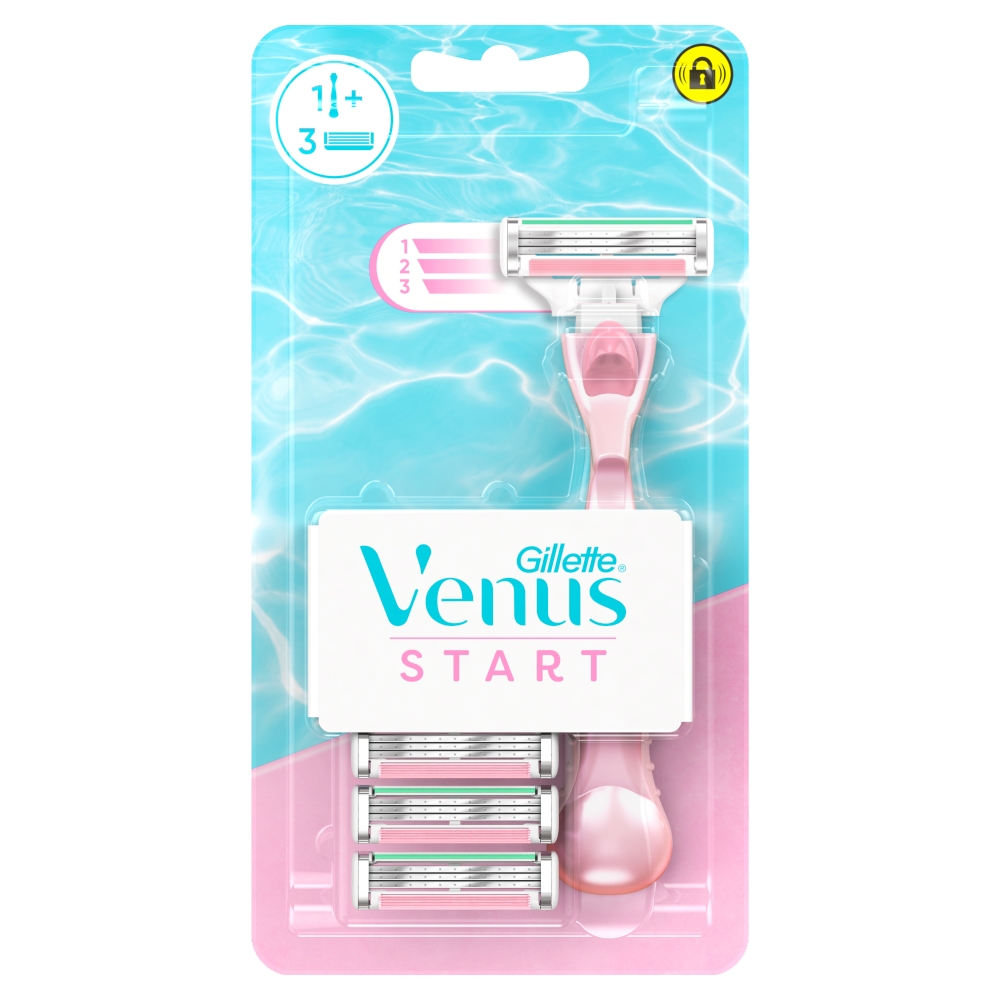 Gillette Venus Štart + 3 ks hlavíc