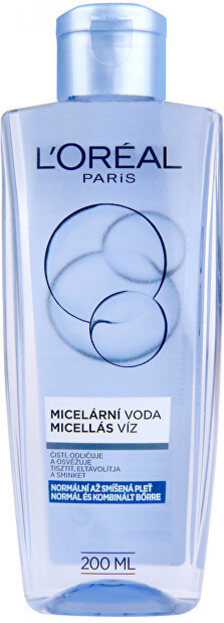 Loreal Group LOreal Micellar Water micelárna voda 3v1 pre normálnu a zmiešanú pleť 200 ml