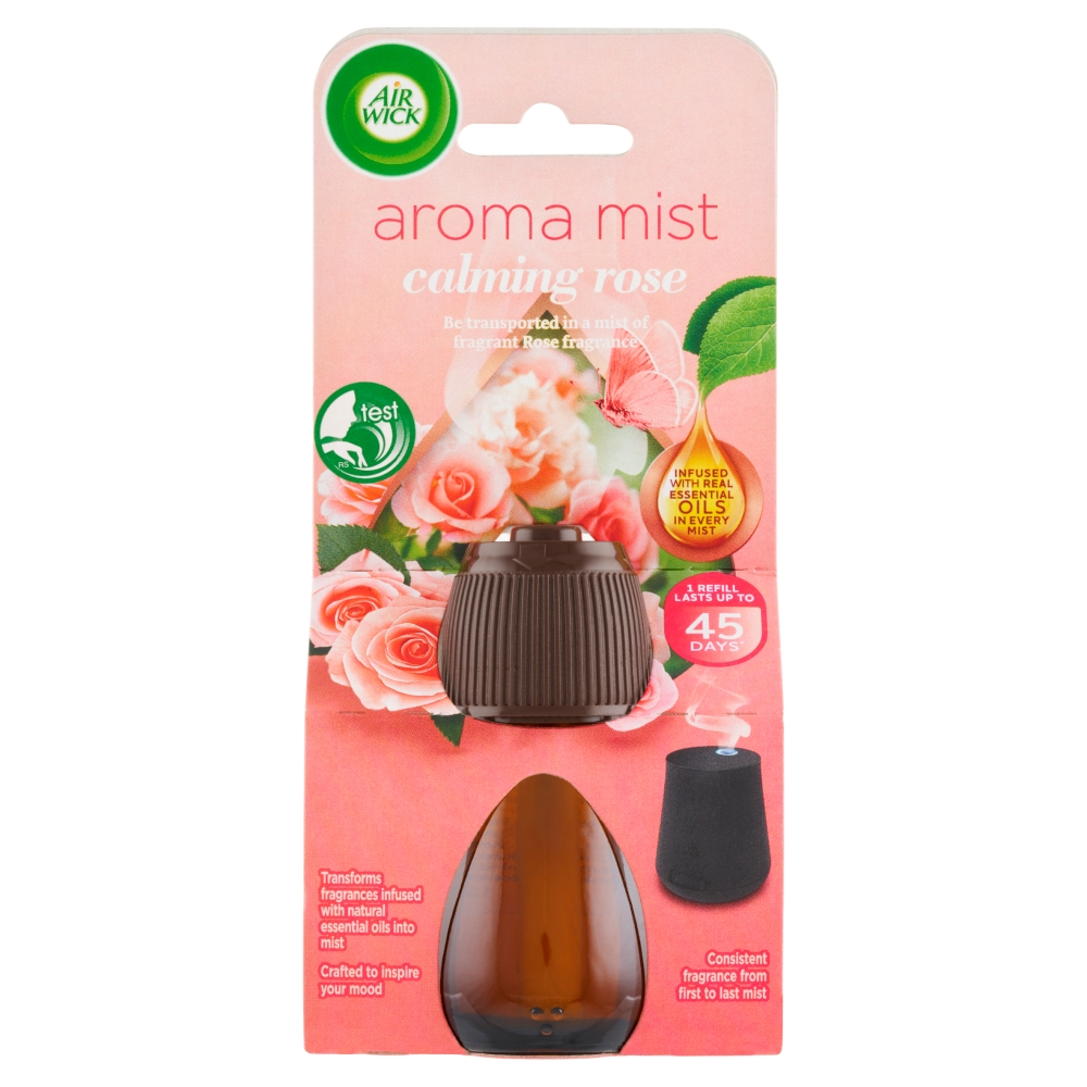 Reckitt Benckiser Air Wick Aroma vaporizér náplň Zvodná vôňa ruža 20 ml