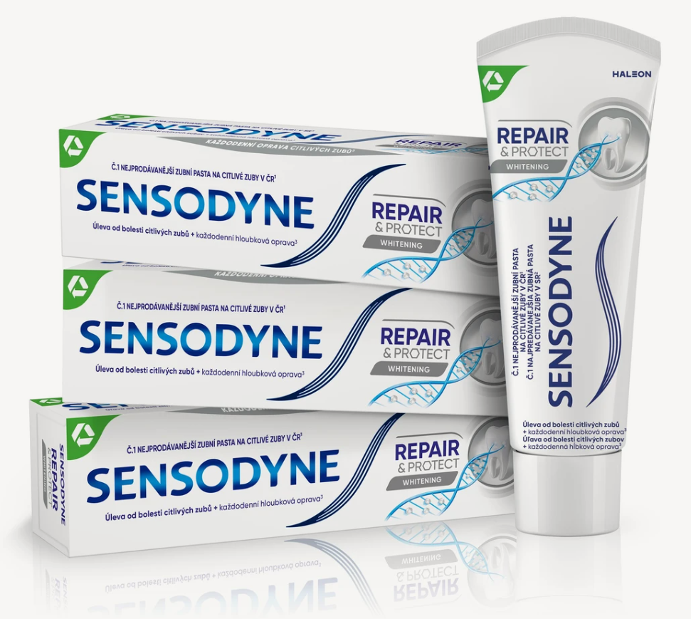 Sensodyne REPAIR PROTECT zubná pasta 3x75ml Whitening