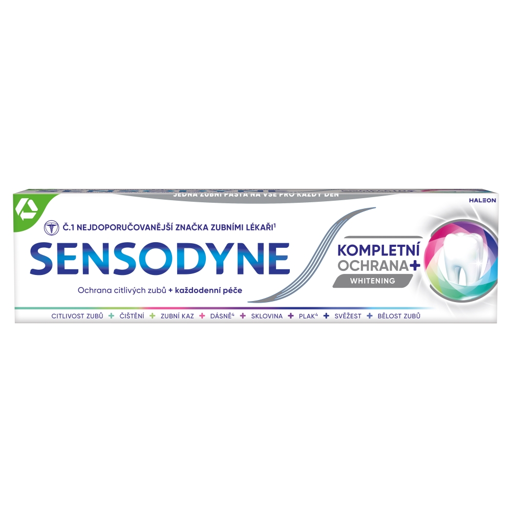 Glaxosmithkline Consumer SENSODYNE ZP 75ML Kompletná Ochrana Whitening