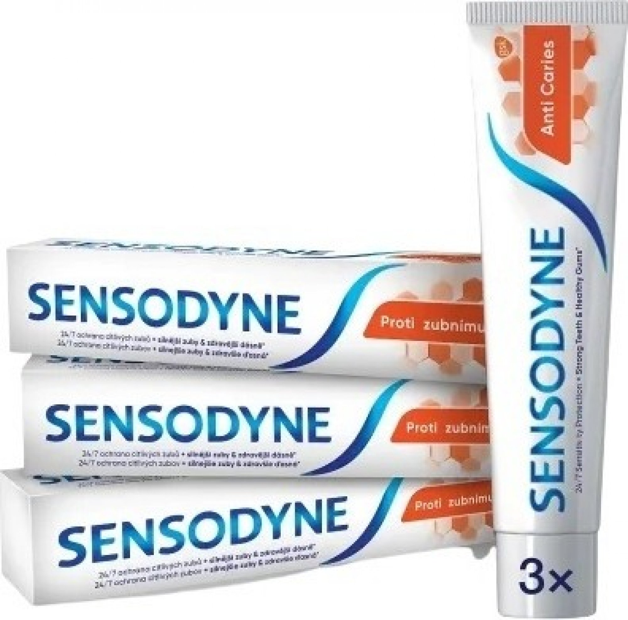 Sensodyne zubná pasta 3x75ml Anti-Caries