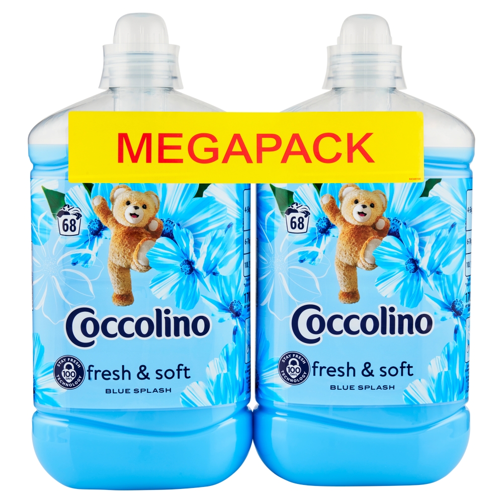 Coccolino aviváž Blue Splash 2 x 68 praní