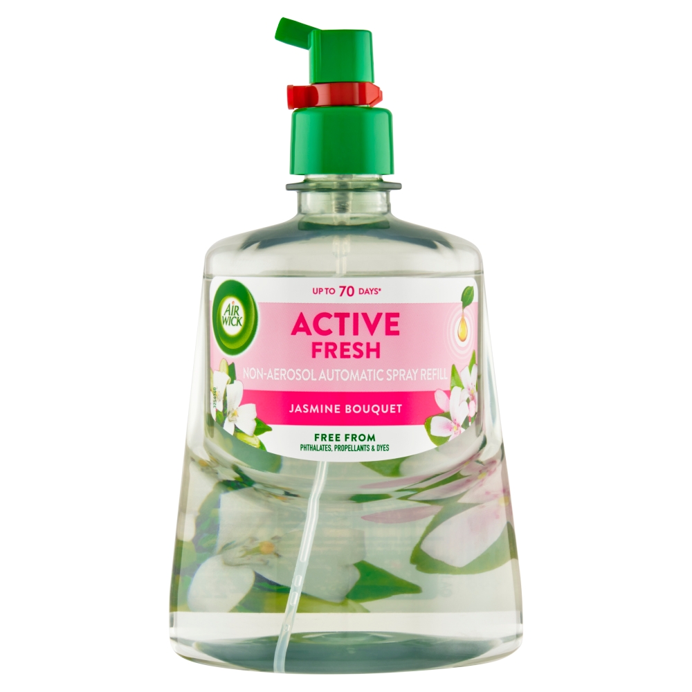 Reckitt Benckiser Air Wick Active Fresh náplň do difuzéra na vodnej báze jazmínovej kvety 228 ml