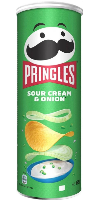 Pringles kyslá smotana a cibuľa 165 g