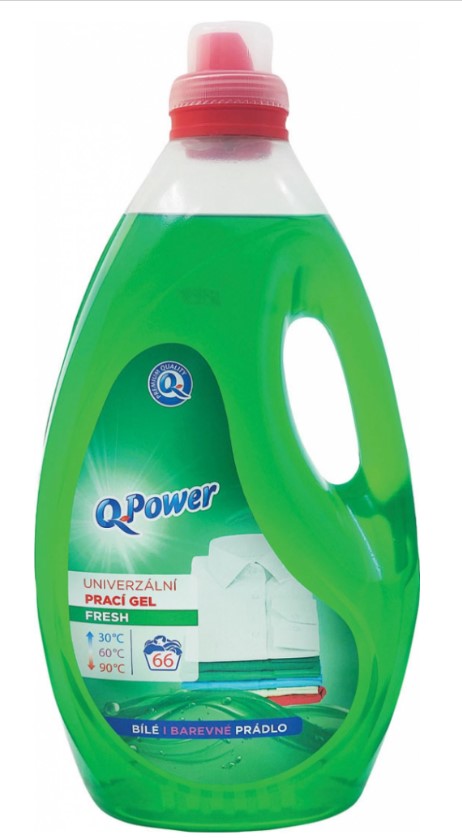 Q Power prací gél 66PD uni Fresh