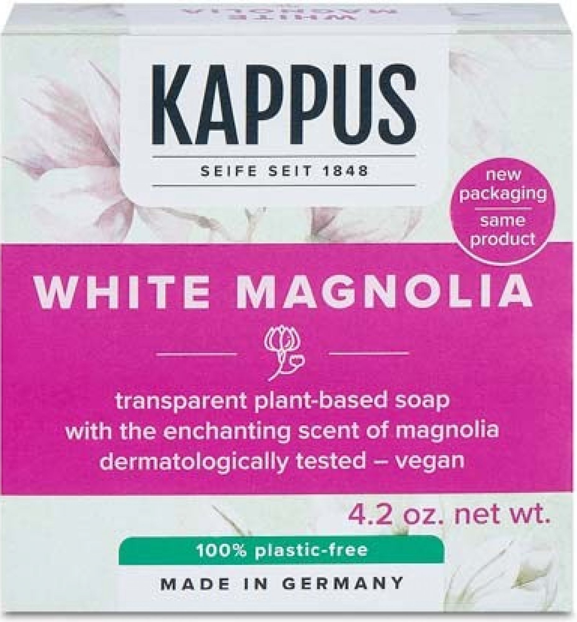 Kappus White Magnolia luxusné mydlo 125 g