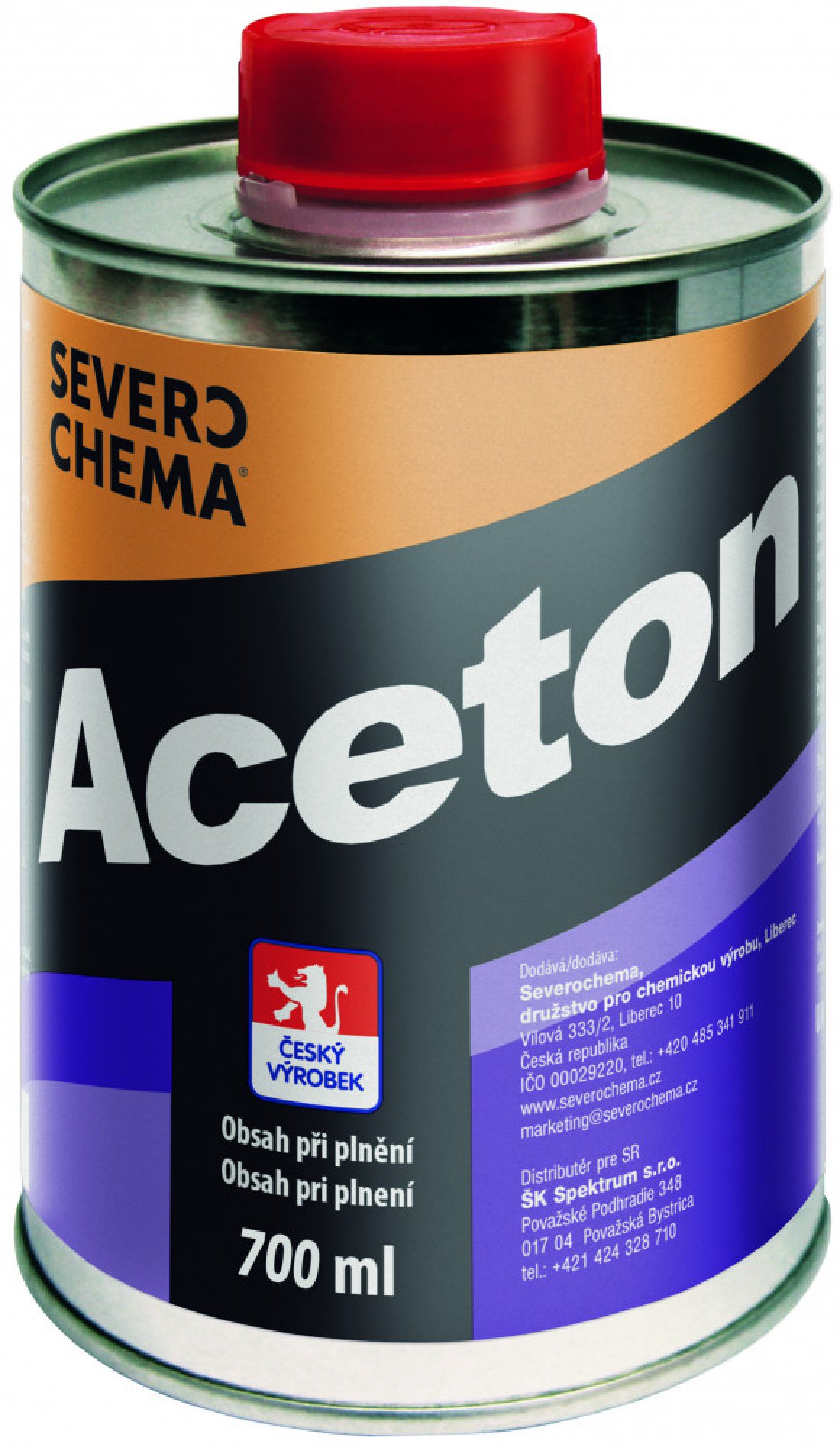 Severochema Aceton technický 700 ml