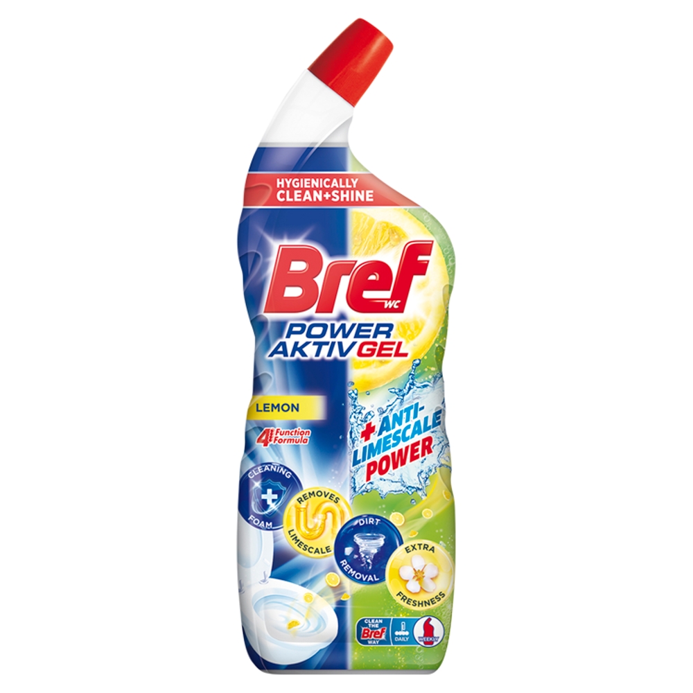Henkel Bref Wc Power Aktív gél Lemon 700 ml