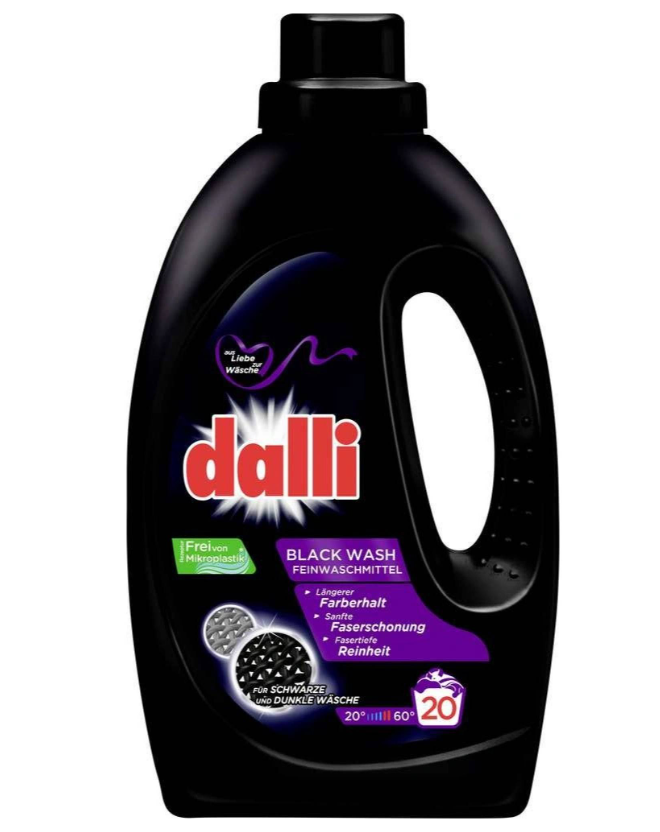 DALLI PRACÍ GÉL 20 DÁVOK BLACK 1,1 L