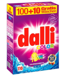 DALLI PRÁCI PRÁŠOK 100 DÁVOK COLOR 6 KG