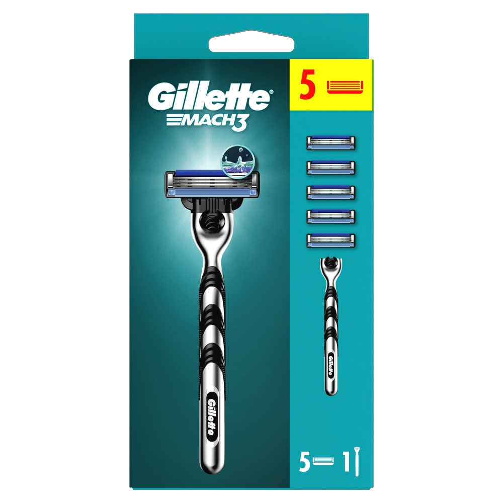 Gillette Mach3 + 5 ks hlavíc