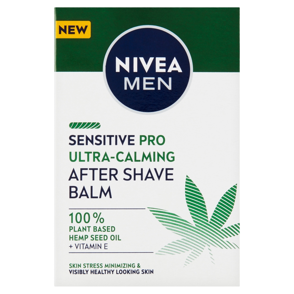 Nivea Men Sensitive Pro Ultra calming balzam po holení s konopným olejom 100 ml