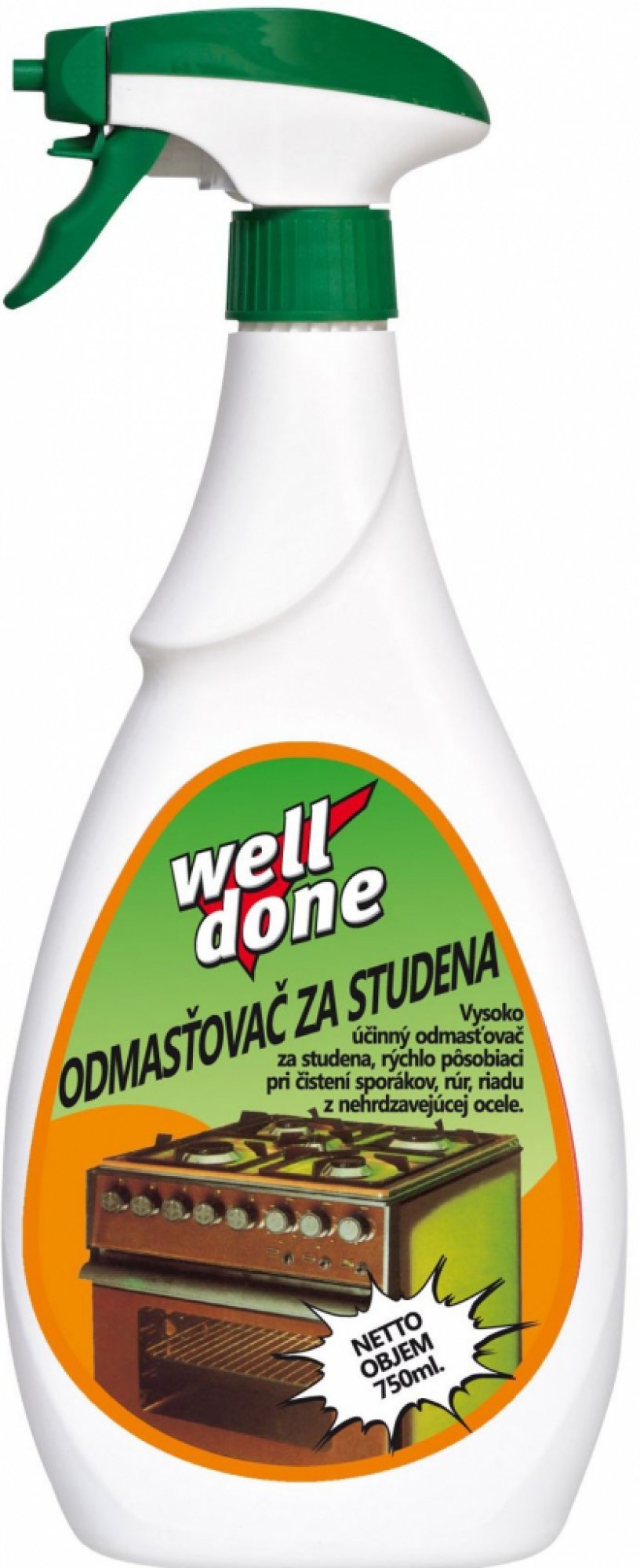 Well Done odmasťovač za studena 750 ml