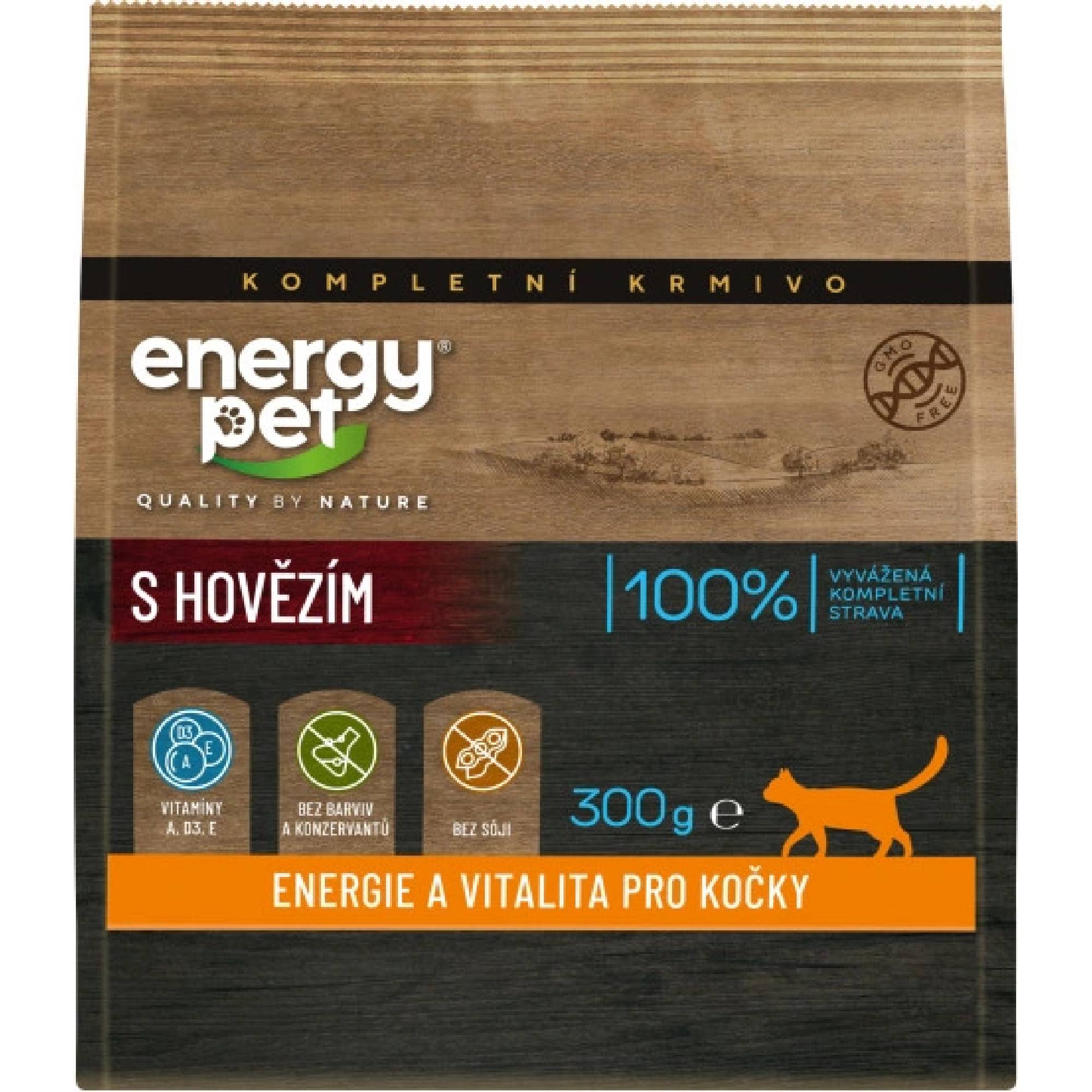 Energy Pet hovädzie granule pre mačky 300g