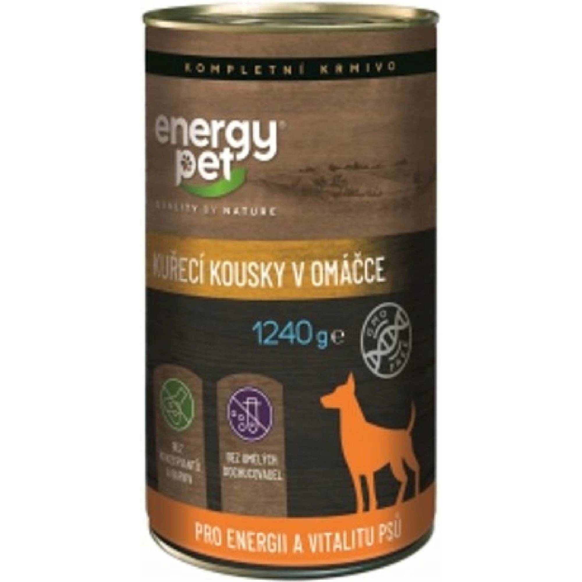 Energy Pet kuracia konzerva pre psov 1240g
