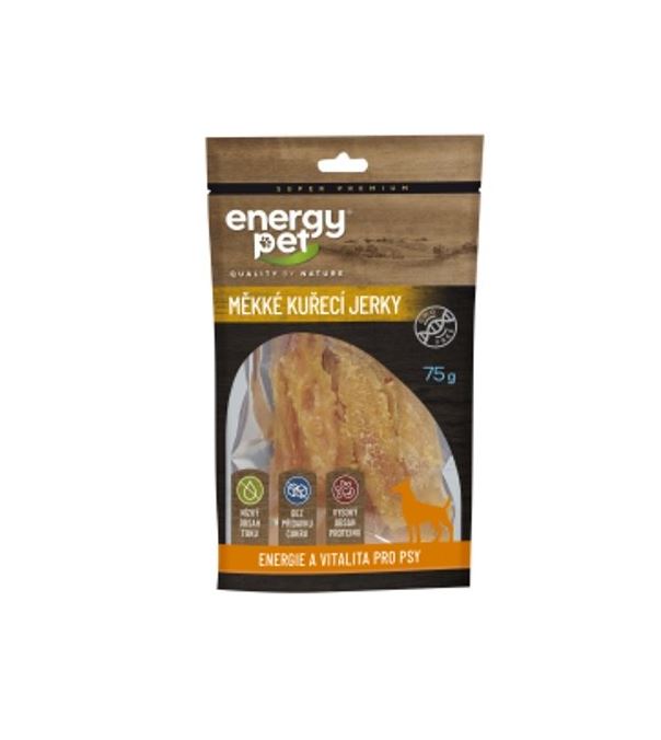 Energy Pet mäkké kuracie jerky celé 75g