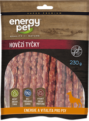 Energy Pet hovädzie tyčky penové 230g