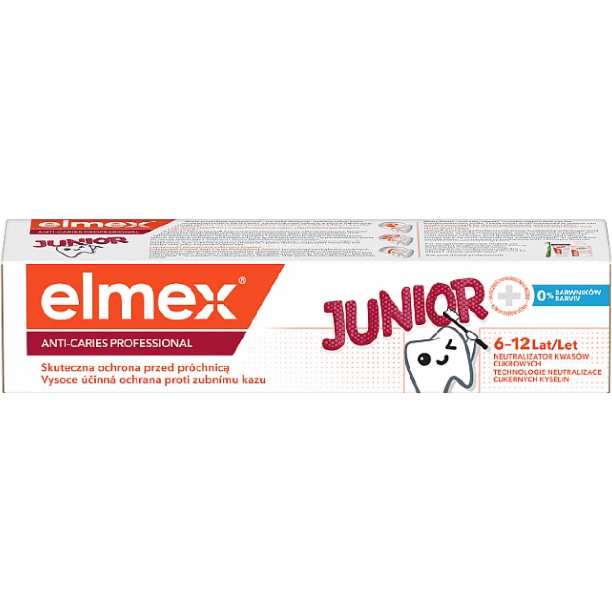 Colgate - Palmolive Elmex Professional Junior detská zubná pasta 75ml