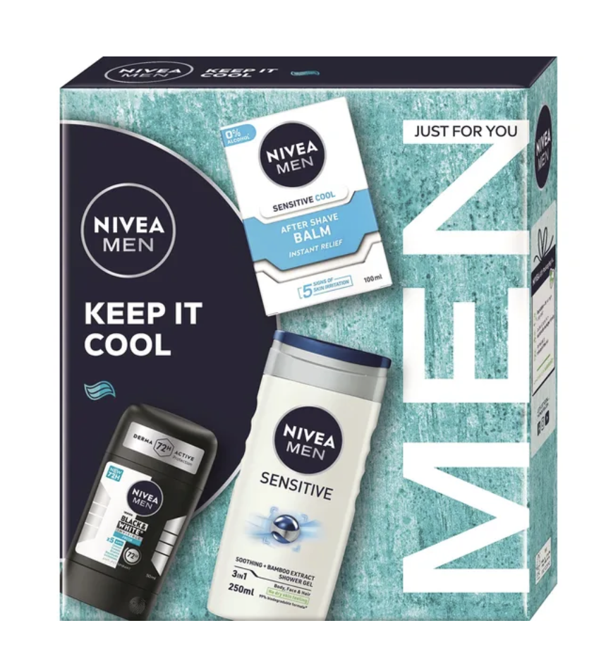 Nivea dárková sada NIVEA MEN darčekový box BALM COOLING