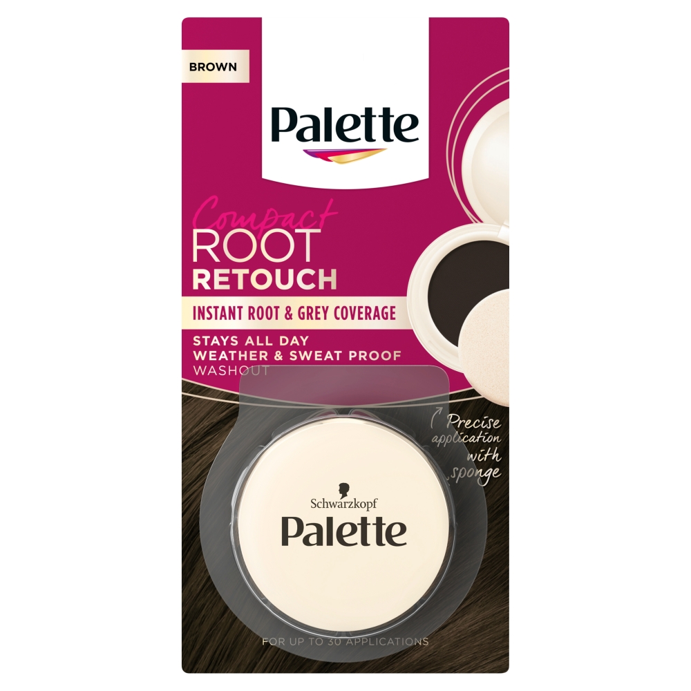 Schwarzkopf Schwarzkopf Palette Compact Root Retouch vlasový korektor Svetlo hnedý 3 g