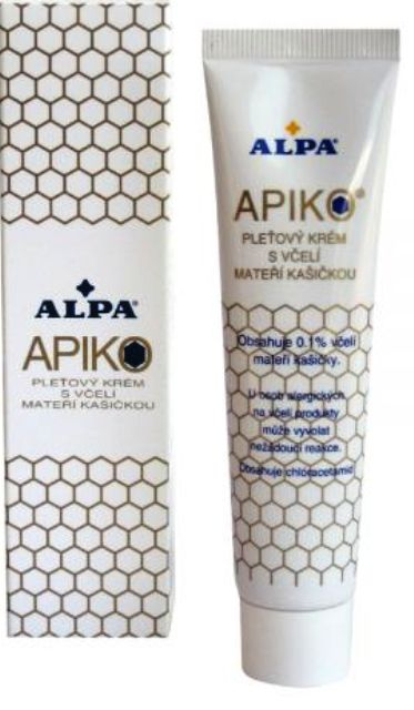 Alpa, a.s. Velké Meziříčí Alpa Apiko pleťový krém 40g