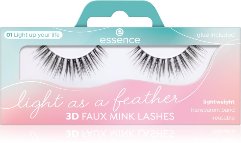 Essence umelé riasy Light 3D faux mink 01