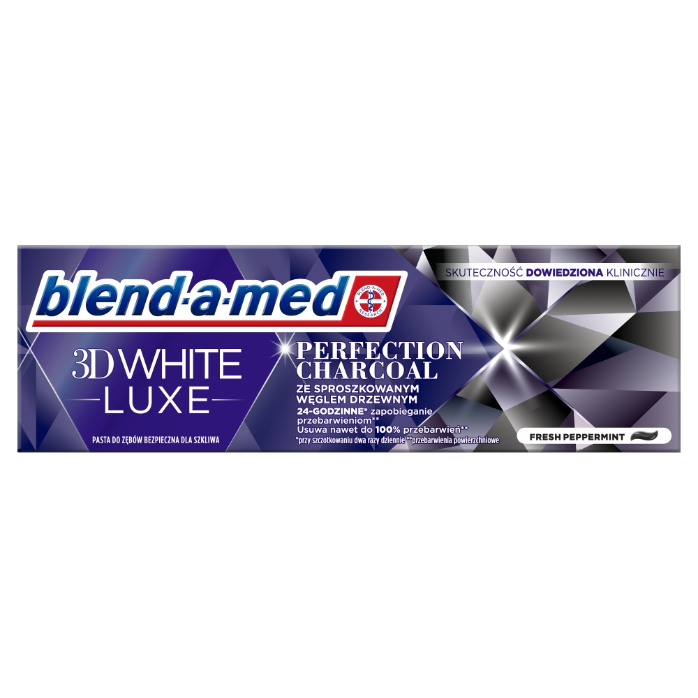 Blend-a-med pasta 3D White Lux Charcoal 75ml